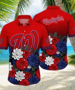 Washington Nationals MLB Flower Hawaii Shirt And Tshirt For Fans