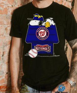 Washington Nationals Snoopy And Woodstock The Peanuts Baseball shirt