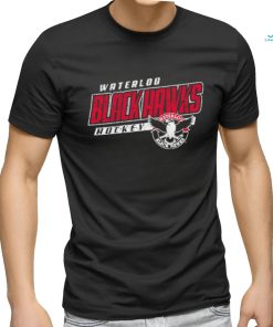 Waterloo blackhawks hockey eagle T shirt