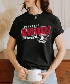 Waterloo blackhawks hockey eagle T shirt