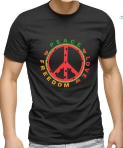 Watermelon Freedompeace Sign T shirt
