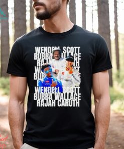 Wendell Scott Bubba Wallace Rajah Caruth photo shirt