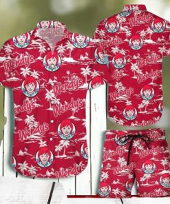 Wendy’s Tropical Flower Aloha Hawaiian Shirt, Short Unique Gift