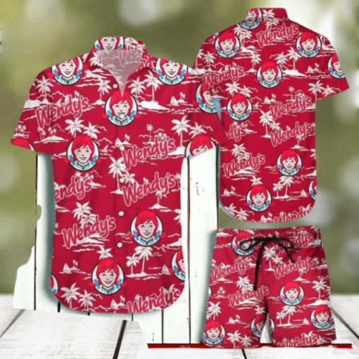 Wendy’s Tropical Flower Aloha Hawaiian Shirt, Short Unique Gift