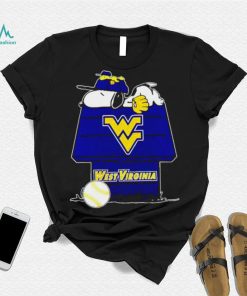 West Virginia Mountaineers Snoopy And Woodstock The Peanuts Baseball shirt