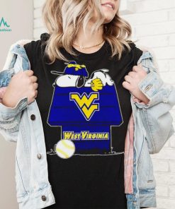 West Virginia Mountaineers Snoopy And Woodstock The Peanuts Baseball shirt