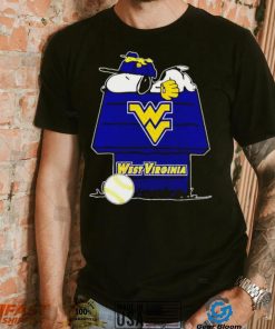West Virginia Mountaineers Snoopy And Woodstock The Peanuts Baseball shirt