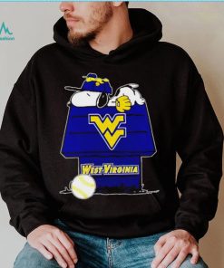 West Virginia Mountaineers Snoopy And Woodstock The Peanuts Baseball shirt
