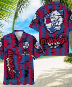 Western Bulldogs AFL Hawaiian Shirt Trending Design Custom Name