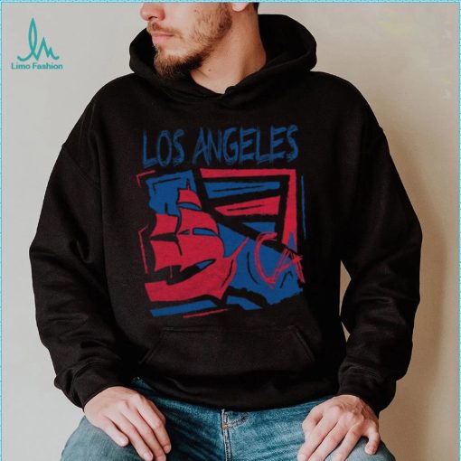 Where I’m From Adult Los Angeles Ship Black T Shirt