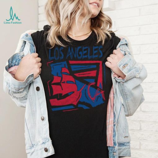 Where I’m From Adult Los Angeles Ship Black T Shirt