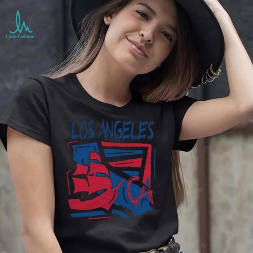 Where I’m From Adult Los Angeles Ship Black T Shirt