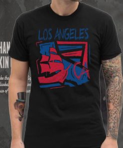 Where I'm From Adult Los Angeles Ship Black T Shirt