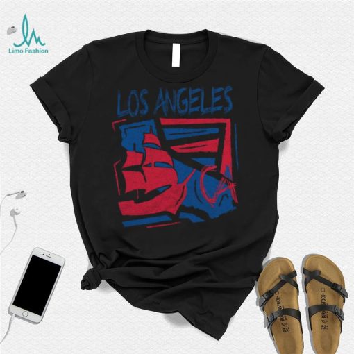 Where I’m From Adult Los Angeles Ship Black T Shirt