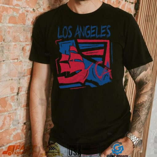 Where I’m From Adult Los Angeles Ship Black T Shirt