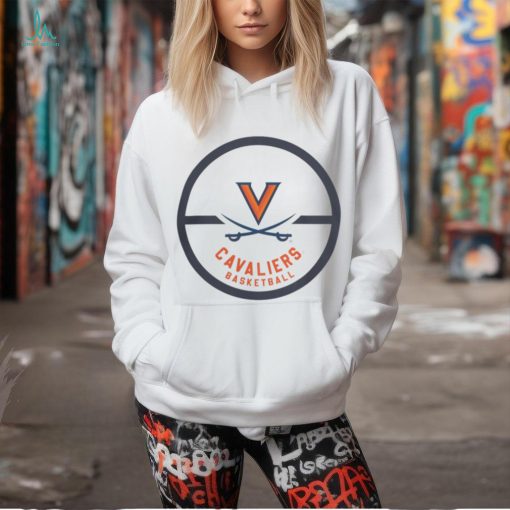 White Virginia Cavaliers Free Throw Basketball T Shirt