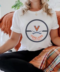 White Virginia Cavaliers Free Throw Basketball T Shirt