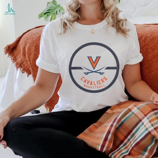 White Virginia Cavaliers Free Throw Basketball T Shirt