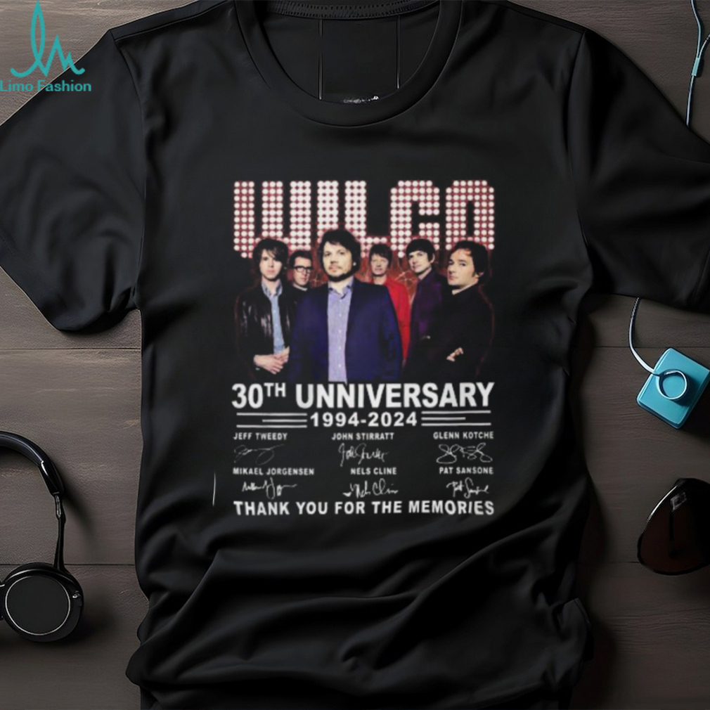 Wilco 30th Anniversary 1994 2024 Thank You For The Memories T Shirt Wilco 30th Anniversary 1994 2024 Thank You For The Memories T Shirt