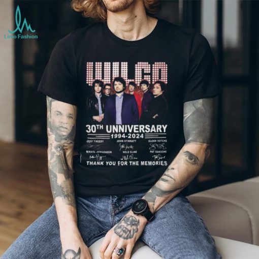 Wilco 30th Anniversary 1994 2024 Thank You For The Memories T Shirt