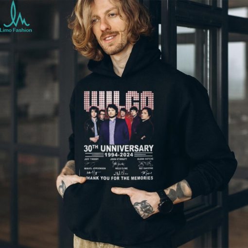 Wilco 30th Anniversary 1994 2024 Thank You For The Memories T Shirt