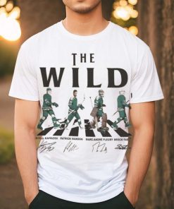 Wild Walking Abbey Road Signatures Ice Hockey Shirt