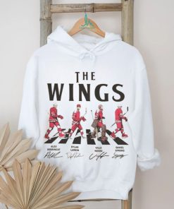 Wings Walking Abbey Road Signatures Ice Hockey Shirt