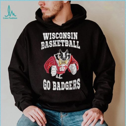 Wisconsin Badgers Basketball Go Badgers Mascot Sweatshirt