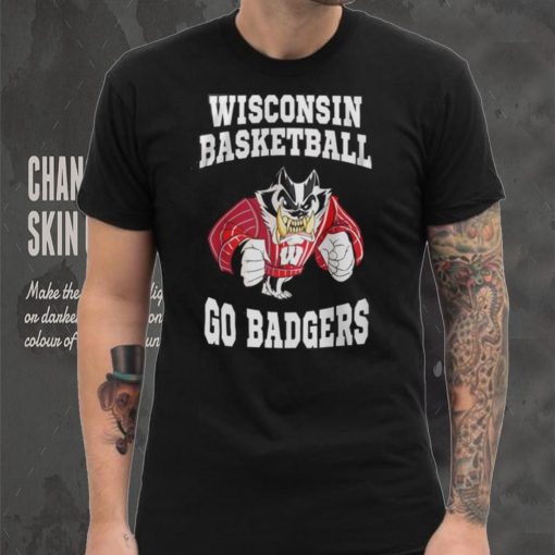 Wisconsin Badgers Basketball Go Badgers Mascot Sweatshirt