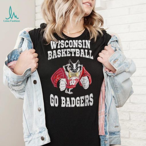 Wisconsin Badgers Basketball Go Badgers Mascot Sweatshirt