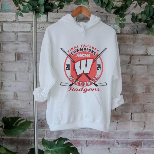 Wisconsin Women’s Hockey 2024 WCHA Final Faceoff Champions Shirt