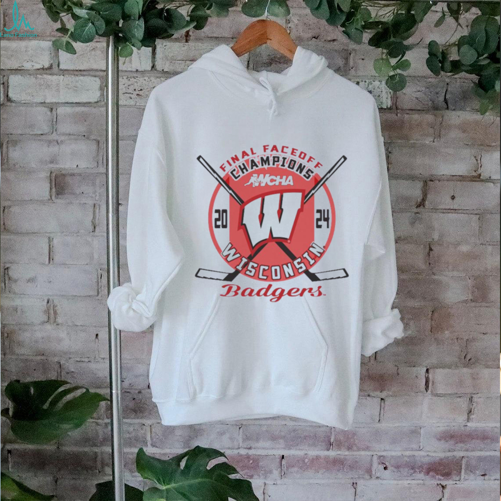 Wisconsin Women’s Hockey 2024 WCHA Final Faceoff Champions Shirt Wisconsin Women’s Hockey 2024 WCHA Final Faceoff Champions Shirt