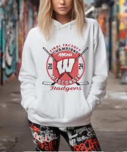 Wisconsin Women’s Hockey 2024 WCHA Final Faceoff Champions Shirt