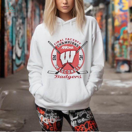 Wisconsin Women’s Hockey 2024 WCHA Final Faceoff Champions Shirt