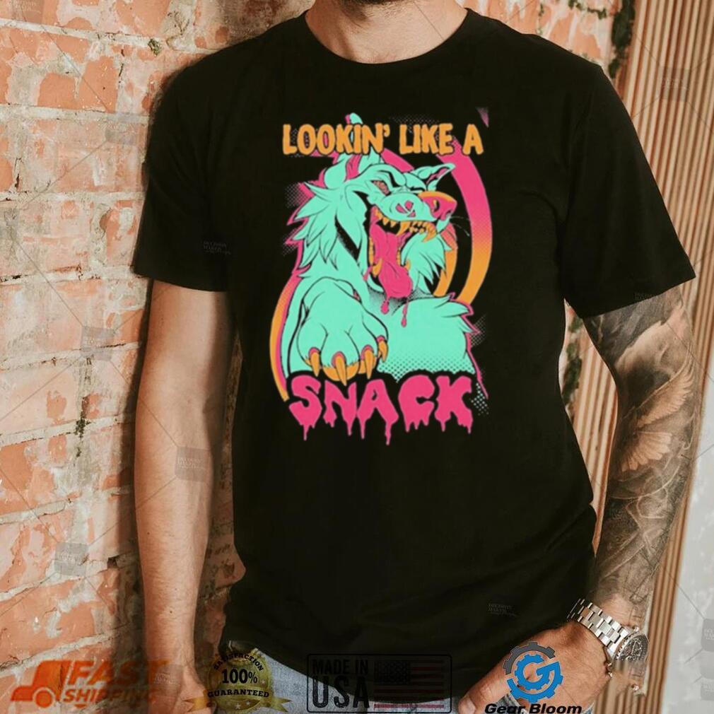 Wolfmoon Lookin’ Like A Snack t shirt Wolfmoon Lookin’ Like A Snack t shirt
