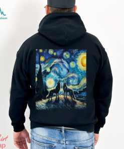 Wolves Howling At The Starry Moon T Shirt