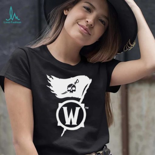 World of Warcraft Plunderstorm Yes Pirates logo shirt