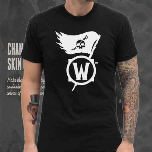 World of Warcraft Plunderstorm Yes Pirates logo shirt