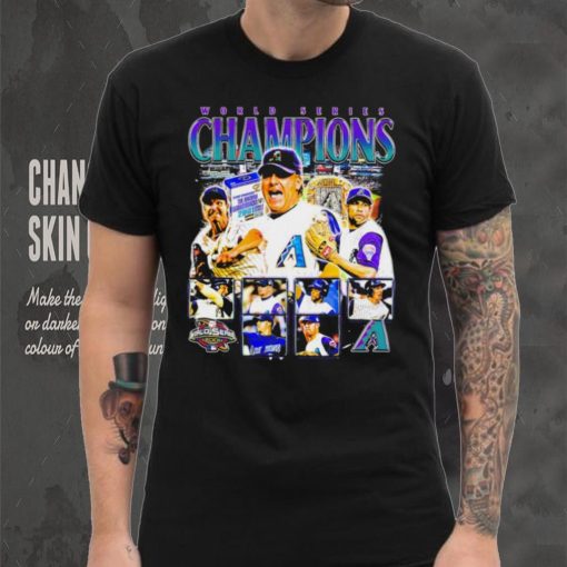 World series Champions 2001 Arizona Diamondbacks baseball famous players portrait shirt