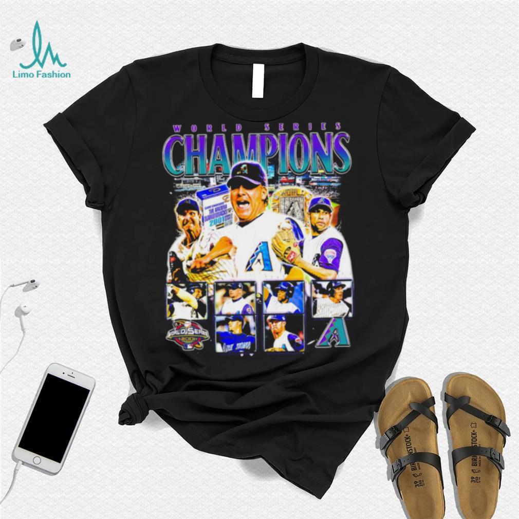World series Champions 2001 Arizona Diamondbacks baseball famous players portrait shirt World series Champions 2001 Arizona Diamondbacks baseball famous players portrait shirt