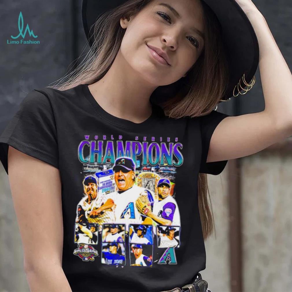 World series Champions 2001 Arizona Diamondbacks baseball famous players portrait shirt World series Champions 2001 Arizona Diamondbacks baseball famous players portrait shirt