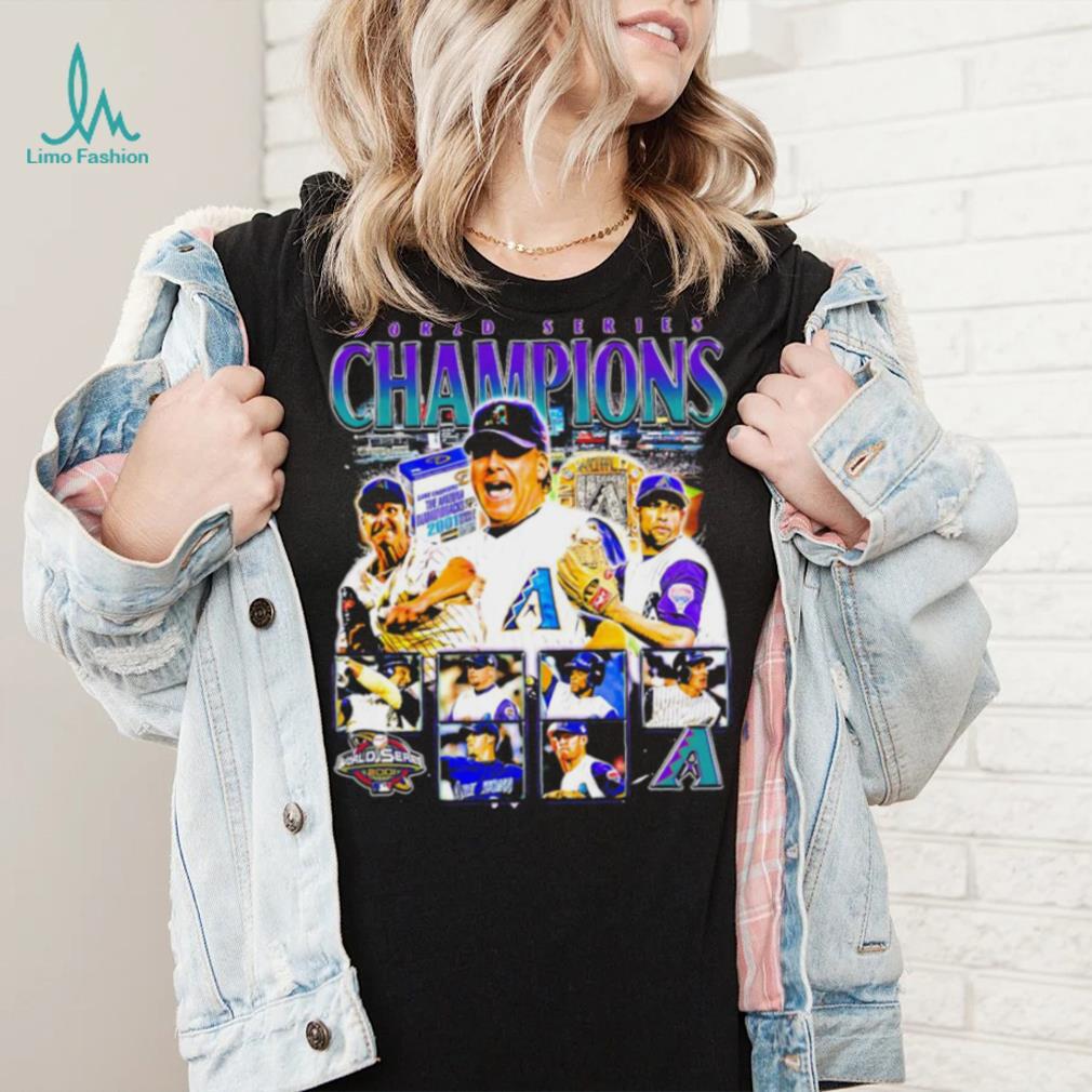 World series Champions 2001 Arizona Diamondbacks baseball famous players portrait shirt World series Champions 2001 Arizona Diamondbacks baseball famous players portrait shirt
