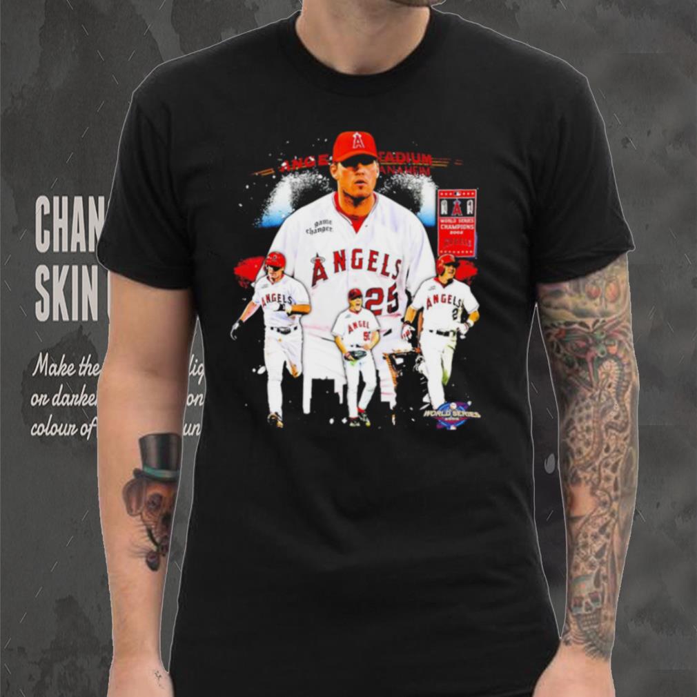 World series Champions 2002 Los Angeles Angels baseball famous players shirt World series Champions 2002 Los Angeles Angels baseball famous players shirt