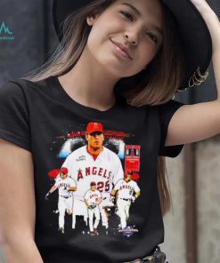 World series Champions 2002 Los Angeles Angels baseball famous players shirt