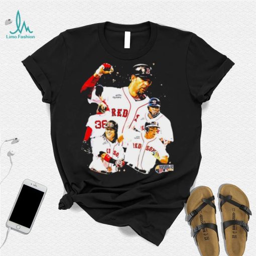 World series Champions 2007 Boston Red Sox baseball famous players shirt