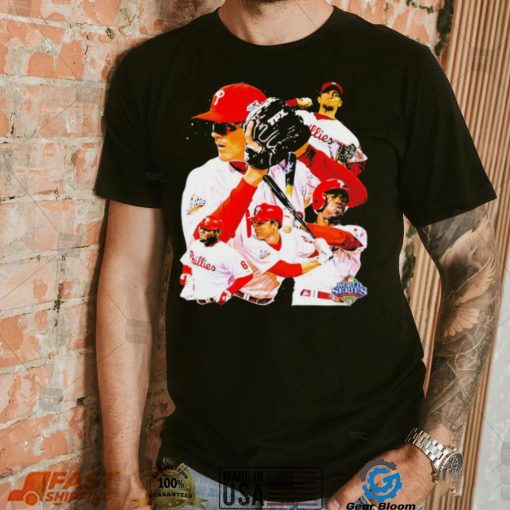 World series Champions 2008 Philadelphia Phillies baseball famous players shirt