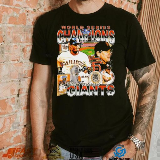 World series Champions 2010 San Francisco Giants baseball famous players shirt
