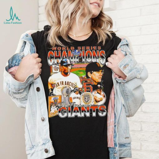 World series Champions 2010 San Francisco Giants baseball famous players shirt
