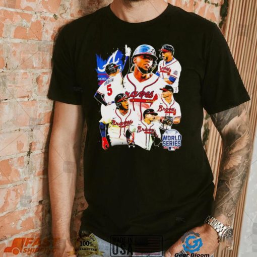 World series Champions 2021 Atlanta Braves baseball famous players shirt