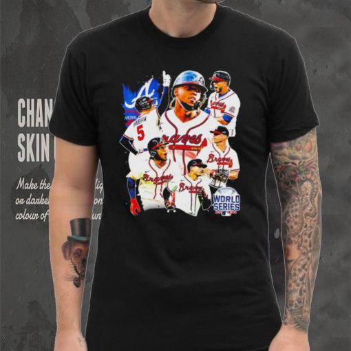 World series Champions 2021 Atlanta Braves baseball famous players shirt